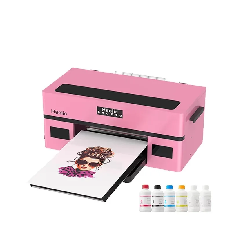 【2026】Multifunction A3 DTF And DTG T Shirt Printer With Industrial DX7 Head For Shoes Hats Canvas Bags Fabric Printing Startup U