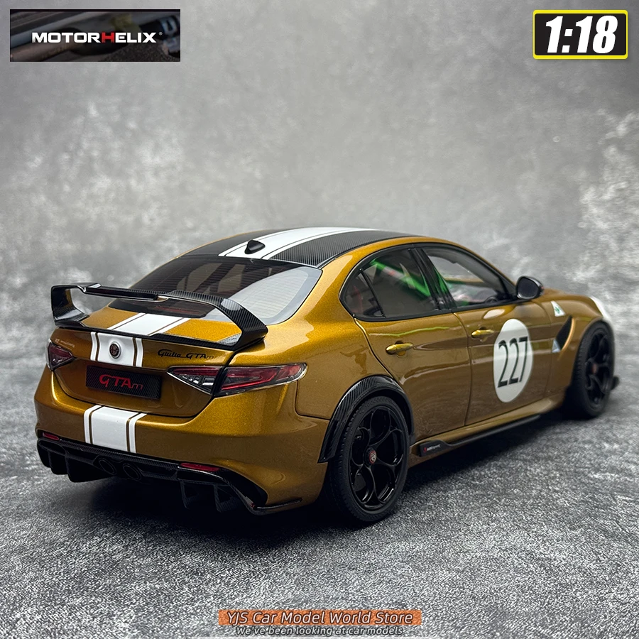 MOTORHELIX 1/18 Alfa Romeo Giulia GTAm Car model Metal die cast