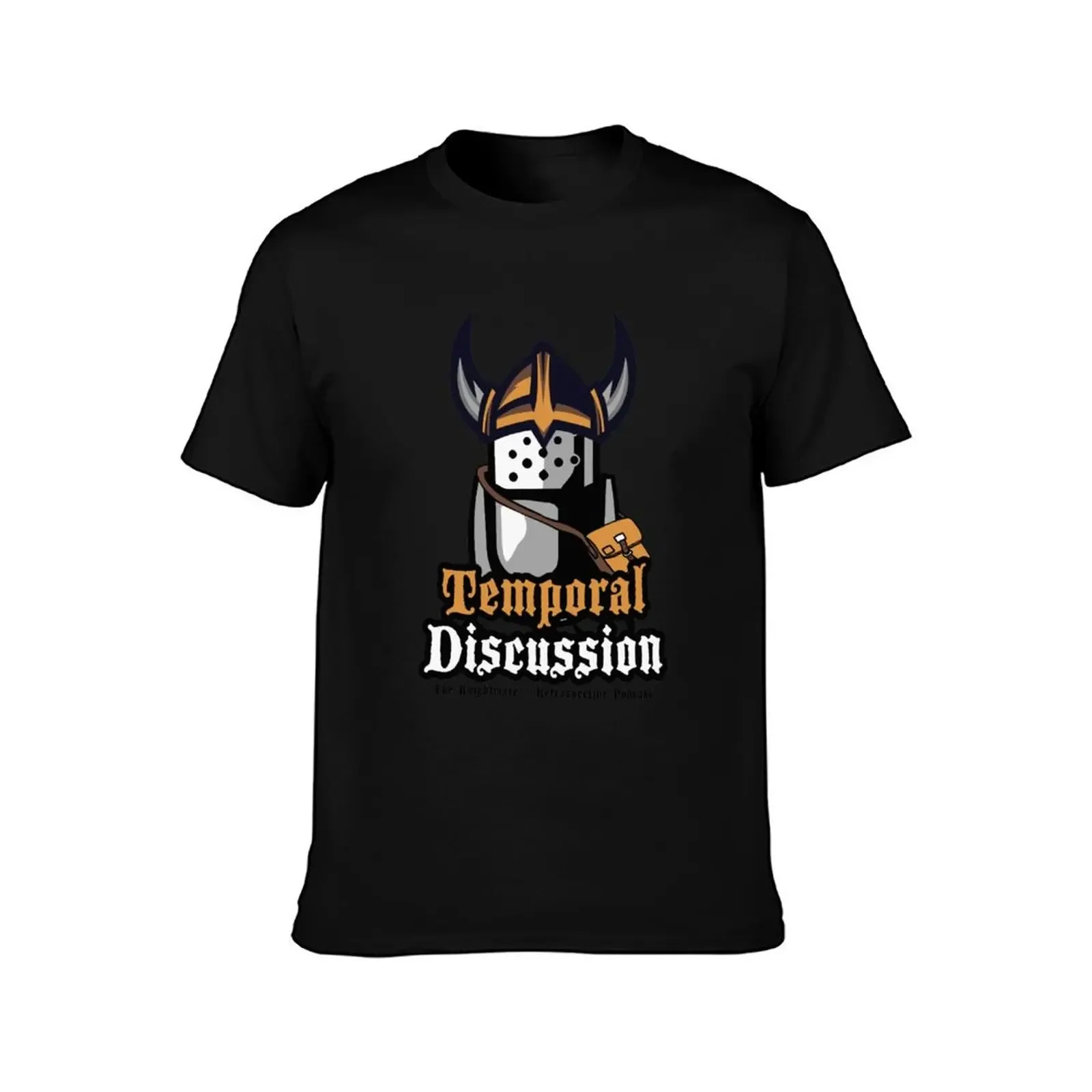 Temporal Discussion Logo (Knightmare) T-Shirt shirts graphic tees Man t-shirt oversized plus size tops plain t shirts men