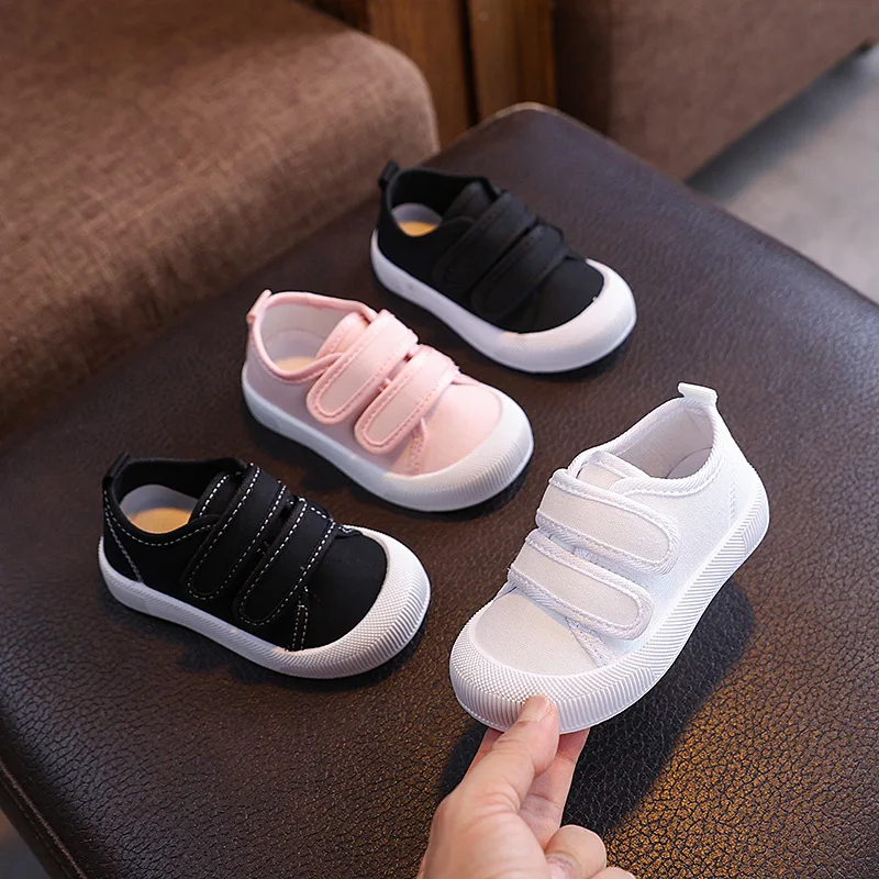 2026 New Autumn Kids Causal Shoes Little/Big/Kid Wide Toe Minimalist Sneakers Lightweight Hook Loop Breathable Flat Shoes