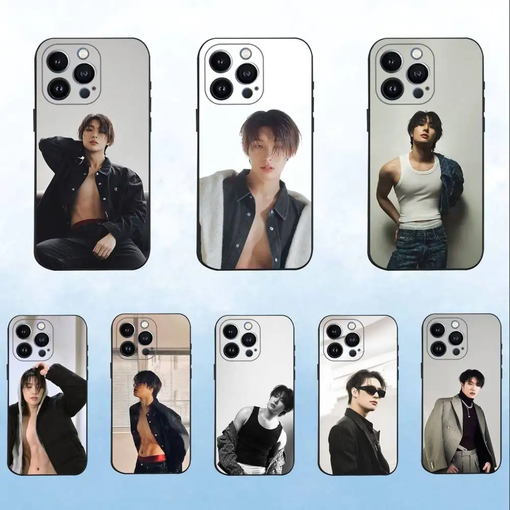 

Epc Hot A-ATEEZ Kpop Phone Case For iPhone 16,15,14,13,12,11 Plus,Pro Max,XS,X,XR,SE,Mini,8,7,Soft Silicone Black Cover