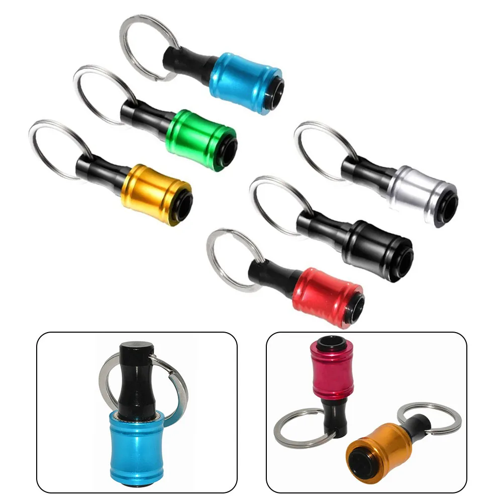 1Pc 1/4inch Hex Shank Screwdriver Bits Holder Extension Bar Drill Screw Adapter Quick Release Keychain Hand Tools