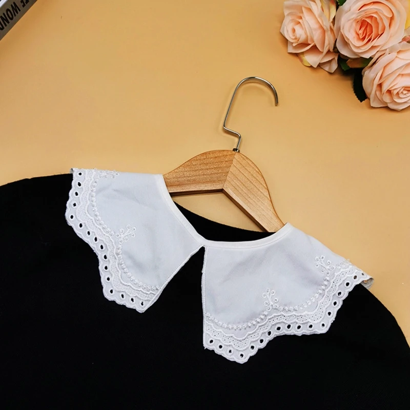 False Collar Hollow Out Trim Detachable Collar Embroidery Collar Decorative