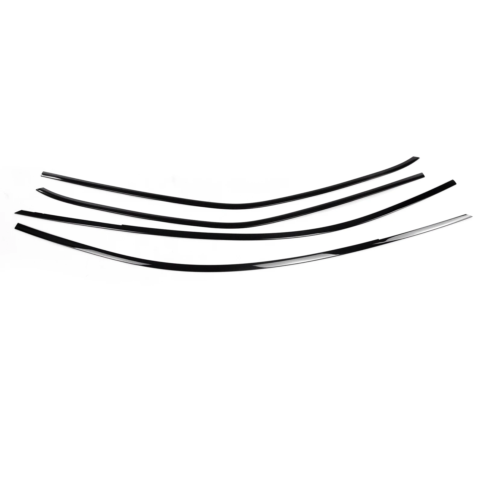 

8PCS Exterior Window Trim Strip Cover Gloss Black Door Frame Molding Seal Styling Weatherstrip For Toyota Camry XV40 2006-2011