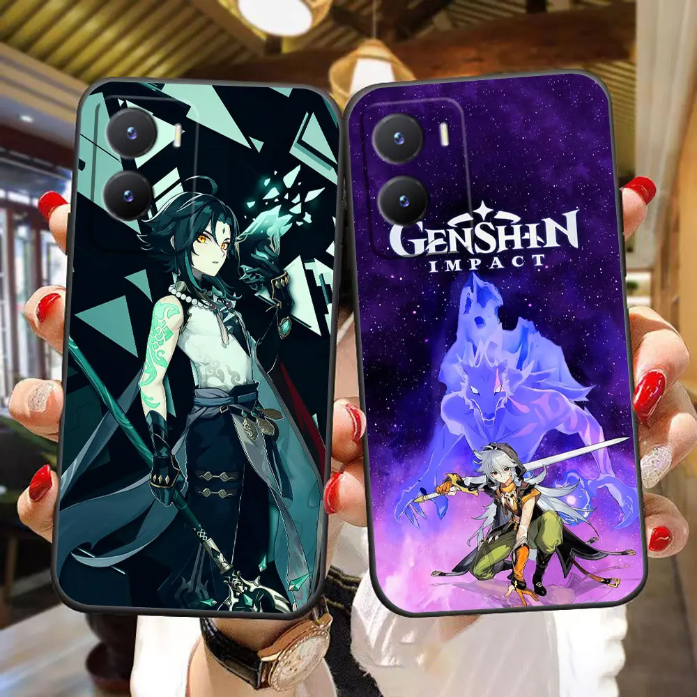 

Hot Game Genshin Impact Phone Case For VIVO Y04 Y15S Y17 Y19S Y20 Y21 Y22S Y27 Y28 Y29 Y35 Y36 Y39 Y50 Y51 Y72 Y76 Y78 Y100 Case