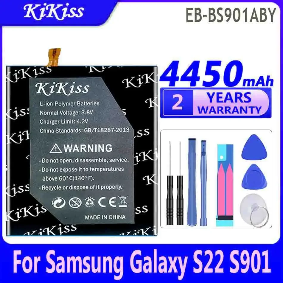 

Мощный аккумулятор KiKiss 4450 мАч/5900 мАч для Samsung Galaxy S22 Plus/Ultra S22 + S22Plus S22Ultra S22U