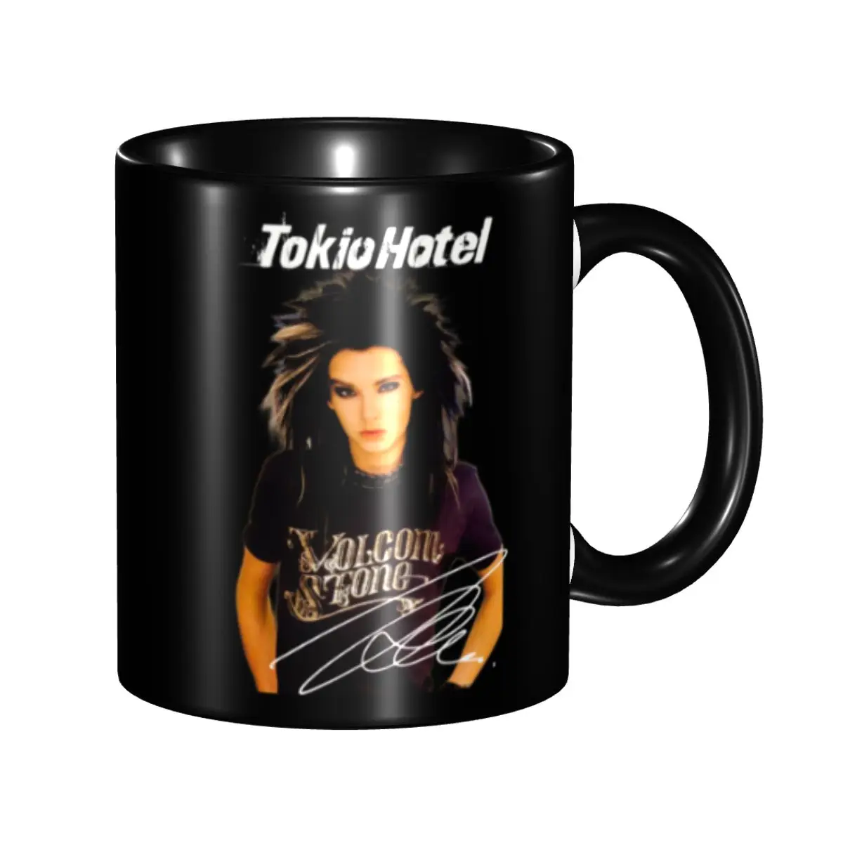 Taza Personalizada de Tokio Hotel, Estilo Heavy Metal Pop Rock, Taza de Cerámica para Leche, Té o Café