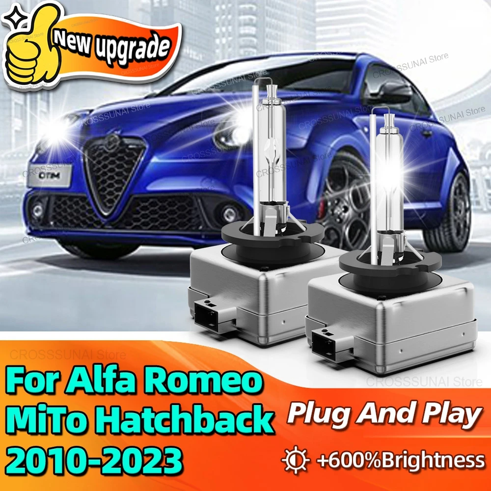 

D1S HID Xenon Bulb Headlight Auto Lamp Replacement Front Light 6000K For Alfa Romeo MiTo Hatchback 2010 2011 2012 2013 2014-2023