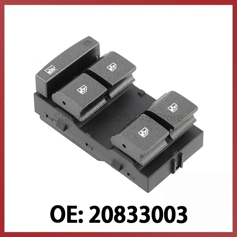 

20833003 Новый переключатель стеклоподъемника для Cadillac SRX, автозапчасти