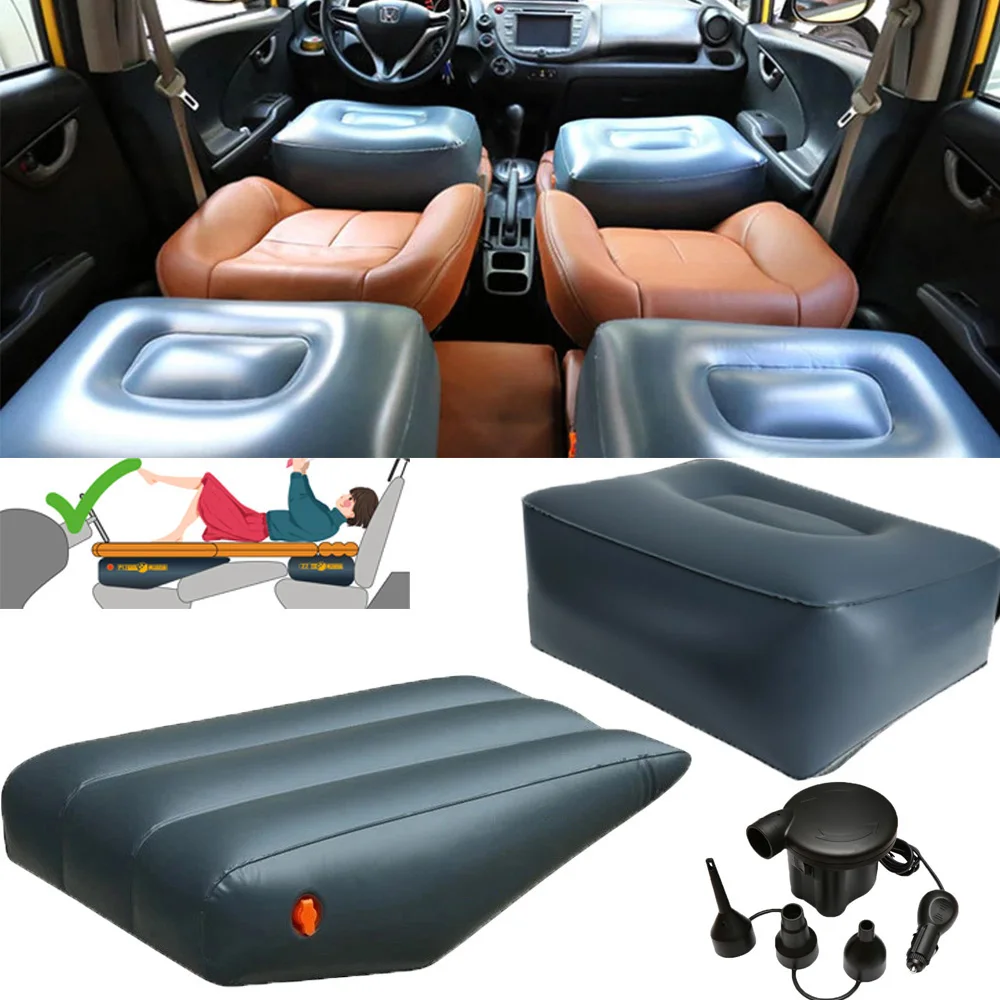 Car Travel Inflatable Mattress Air Bed Back Seat Universal Rear Clearance Pad Gap Padding Long Distance Auto Camping Artifact