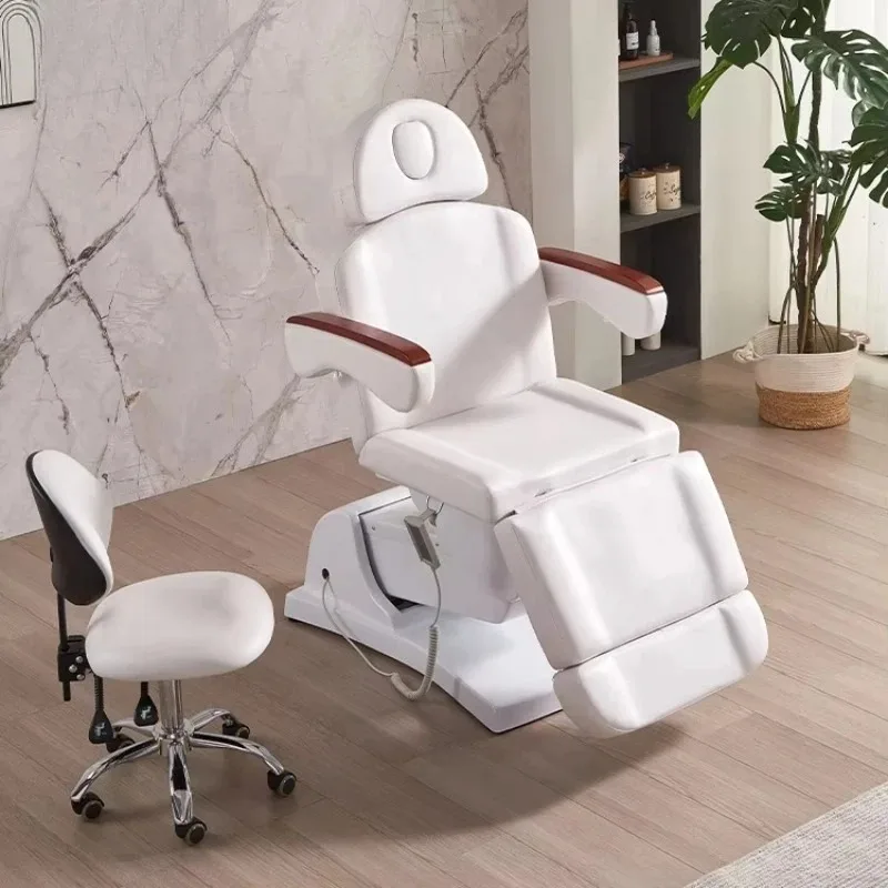 

Современная электрическая кушетка для спа-процедур, моторизованный массажный стол для косметологических клиник | Профессиональное оборудование для терапии и релаксации