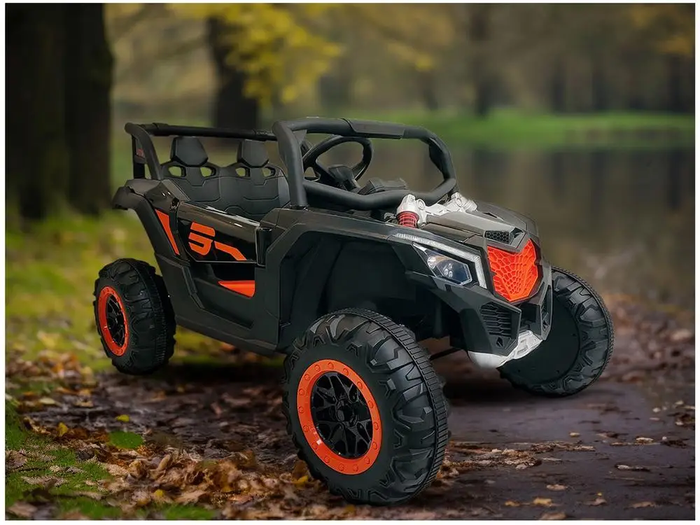 Black Children's Electric Car UTV Bandeirante 2940