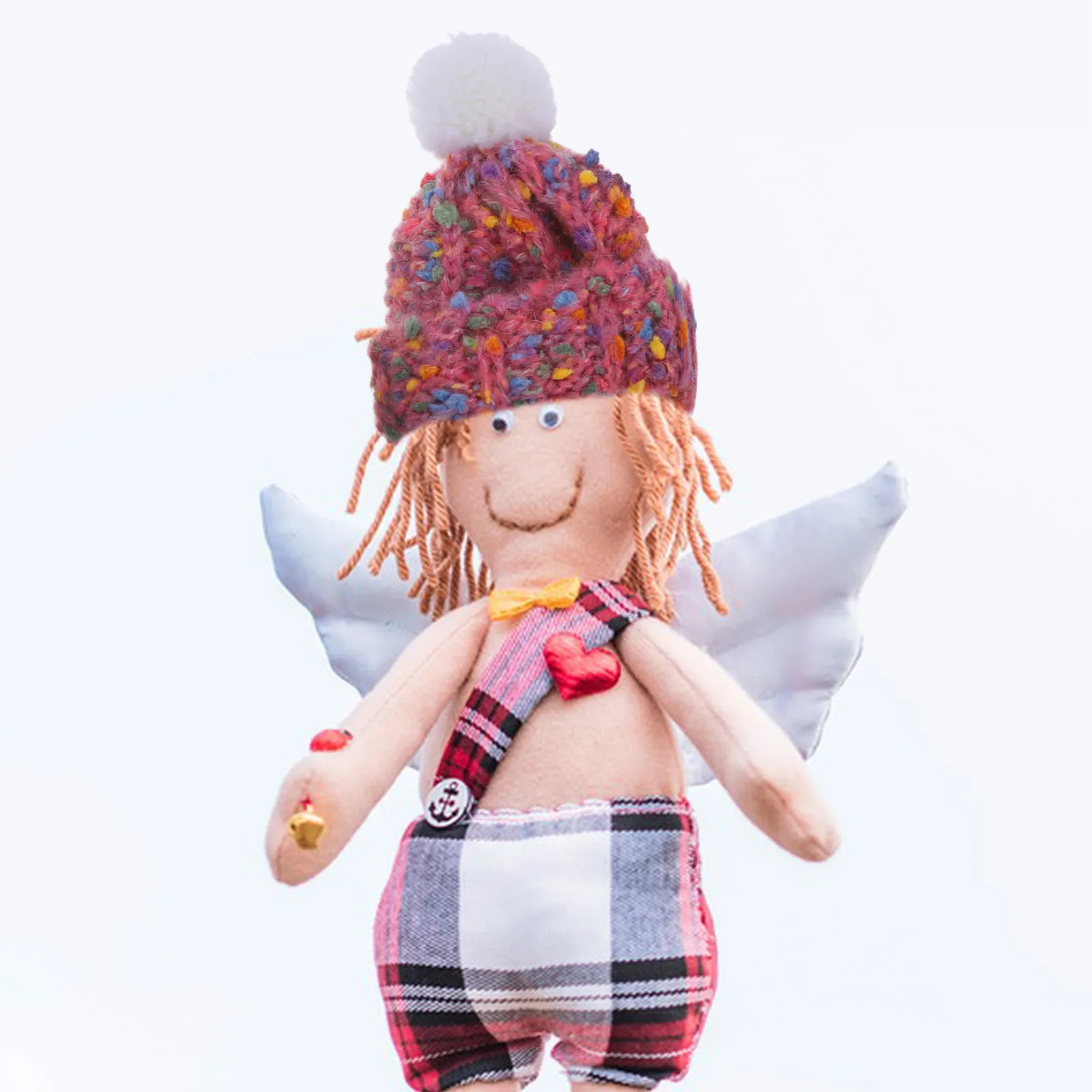 Lot de 2 mini-bonnets en laine tricotée, petits bonnets pour artisanat, art, bricolage, décorations de maison de poupée, ornements de Noël, petites décorations de chapeaux d'hiver