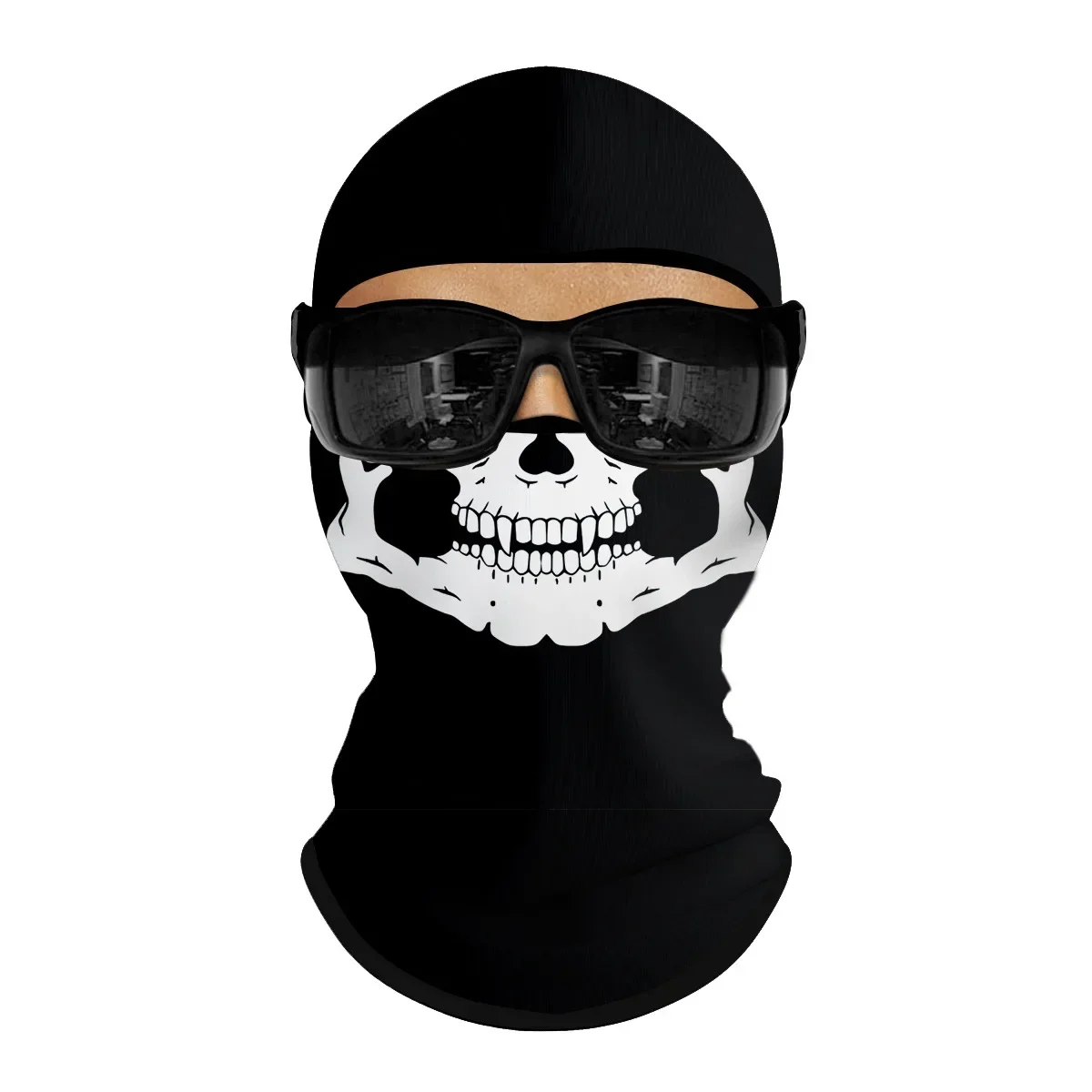 Caveira de moto de secagem rápida Balaclava para homens e mulheres, máscara facial completa respirável, proteção solar, bicicleta MTB, bonés de ciclismo