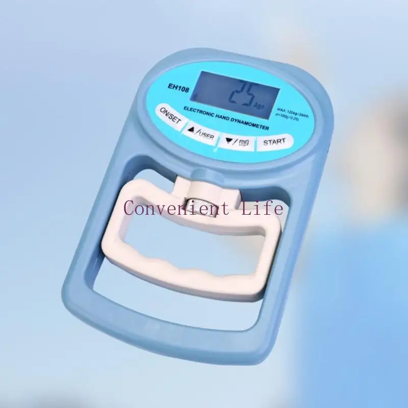 L1EE 손 강도 측정기 LCD 백라이트 전자 그립 강도 게이지 396lb/180kg 손 동력계 손 힘 측정기 휴대용