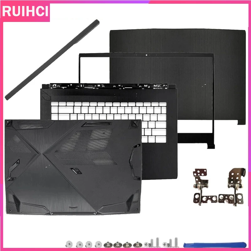 For GF63 MS-16R1 MS-16R3 MS-16R4 16R5 16R8 New LCD Back Cover/Front Bezel/Palmrest/Bottom Base/Hinges/Hinge Cover Laptop Shell