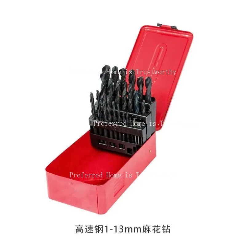 

Suitable for Coated Fried Dough Twists Drill Set Straight Shank 1-13mm Metal Drilling Bit