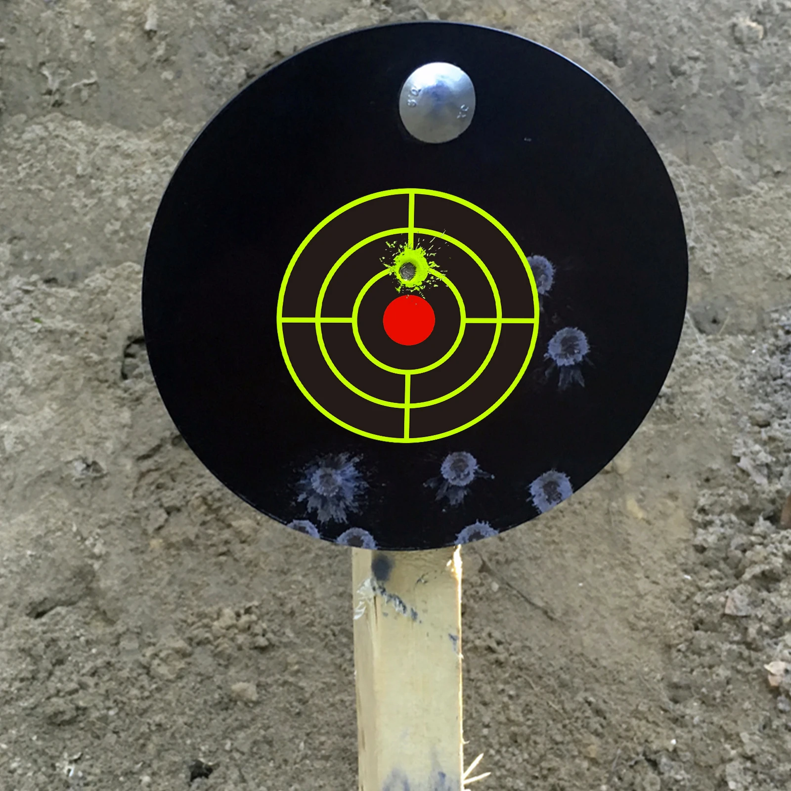 200 قطعة 3 بوصة ممارسة الرماية سبلاش الهدف ملصقات اطلاق النار الهدف لوازم التدريب ملصقات الفلورسنت اللون التسمية (يمكن استخدام البنادق الحقيقية لممارسة مسدس هواء)