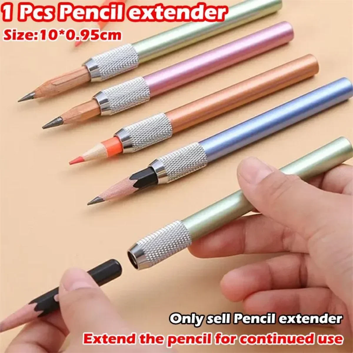 1 Pc Pencil Extender Pencil Holder School Office Staionary Supplies Painting Art Tool