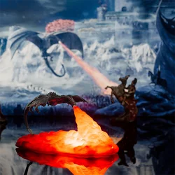 LED Night Light, USB Charge Flying Dragon Lamp For Game E-sport Kids Gift Home Living Room Decorations