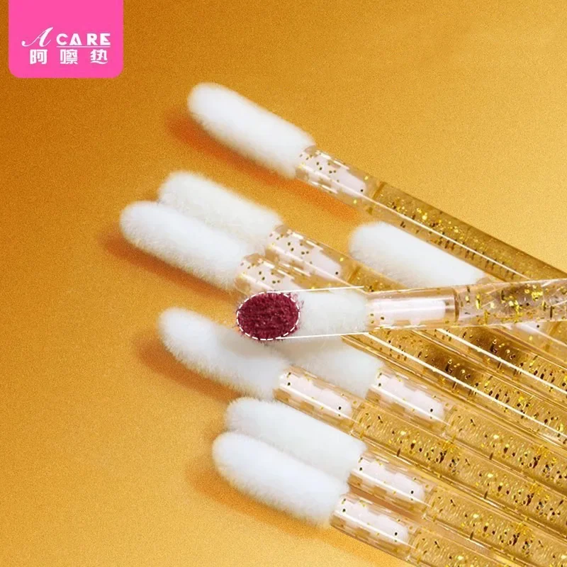 DX01/Lip brush/Disposable/C1PQ4-Easy to use small portable smudges makeup color lipstick lip brush mini mouth