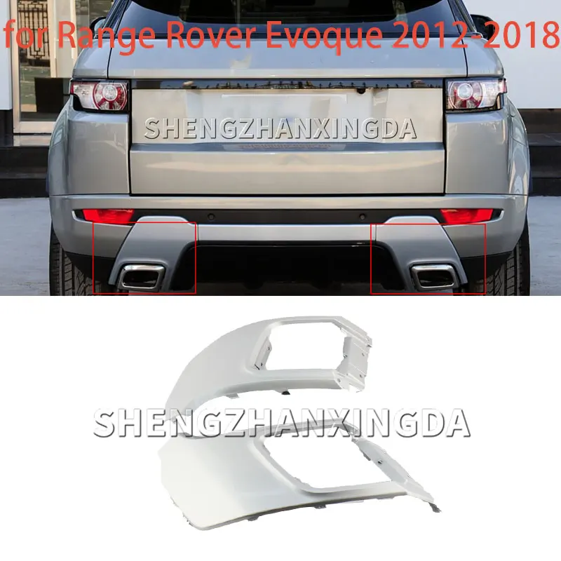 Car Rear Bumper Tail Throat Exhaust Pipe Decoration Shengzhan Xingda Suitable for Land Rover Range Rover Aurora 2012 2013 2014 2015 2016 2017 2018