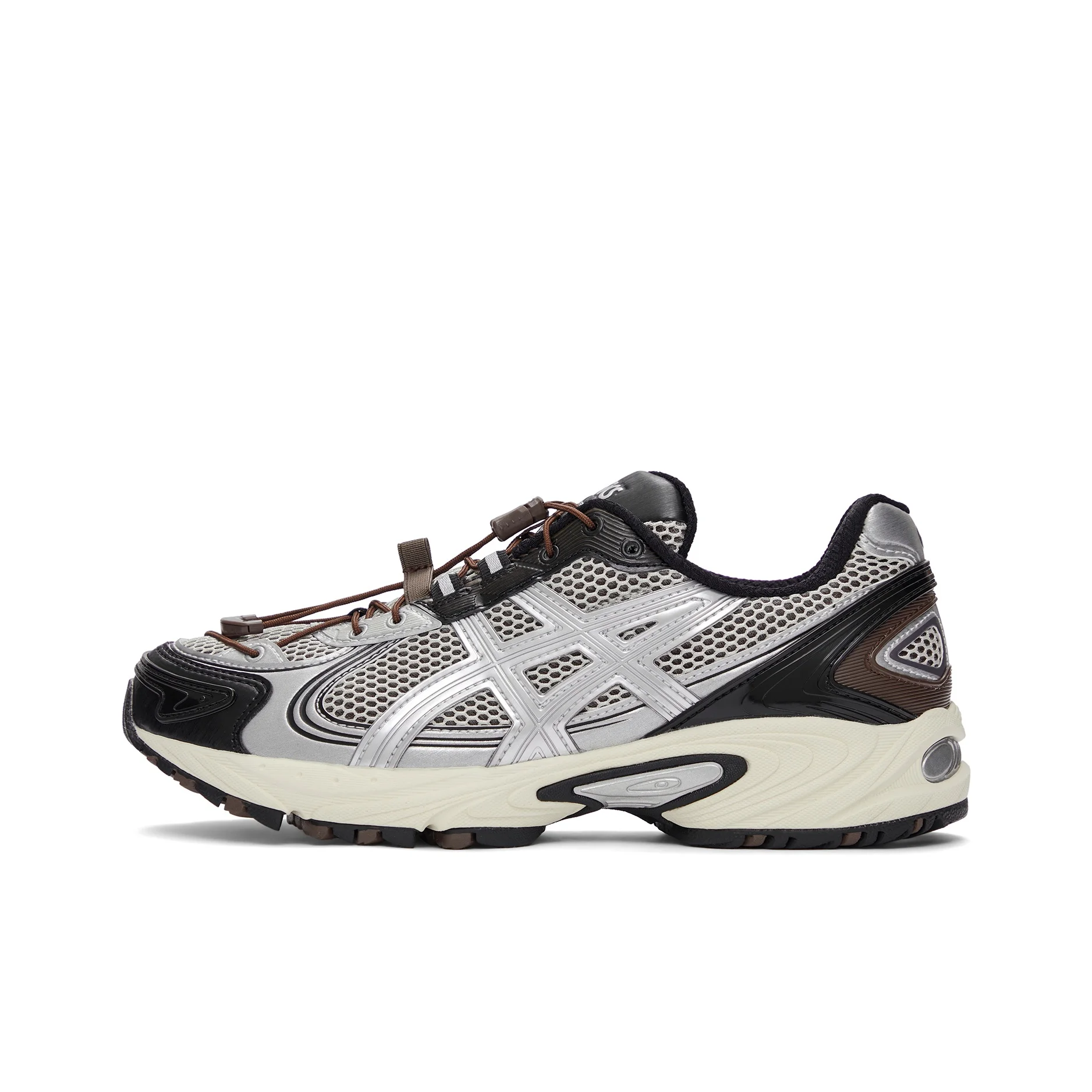 ASICS Gel Kahana TR V4 Cushioning Abrasion Resistant Slip Resistant Low top Casual Shoes Unisex Coffee Black Silver 1203A716-020
