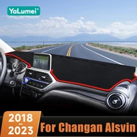 Para Changan Alsvin 2018 2019 2020 2021 2022 2023 cubierta del salpicadero del coche evitar almohadilla de luz parasol alfombras Anti-UV alfombrilla antideslizante