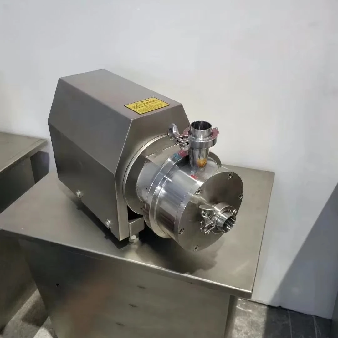 Sanitary inline emulsify mixer pump high shear homogenizer pump