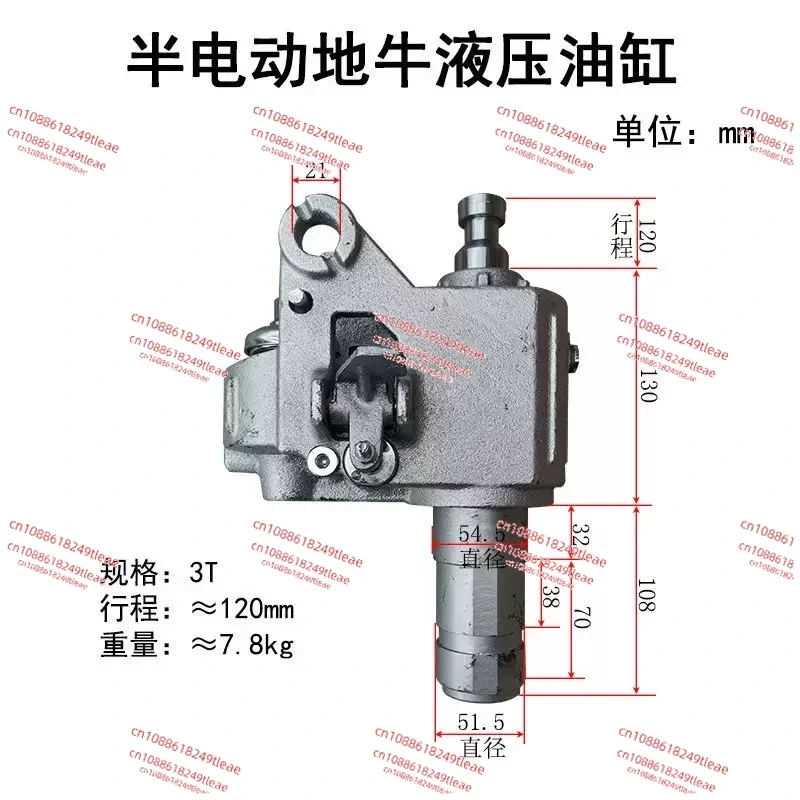 

3 tons semi-electric manual forklift ground beef oil pump assembly manual pallet hydraulic truck cylinder