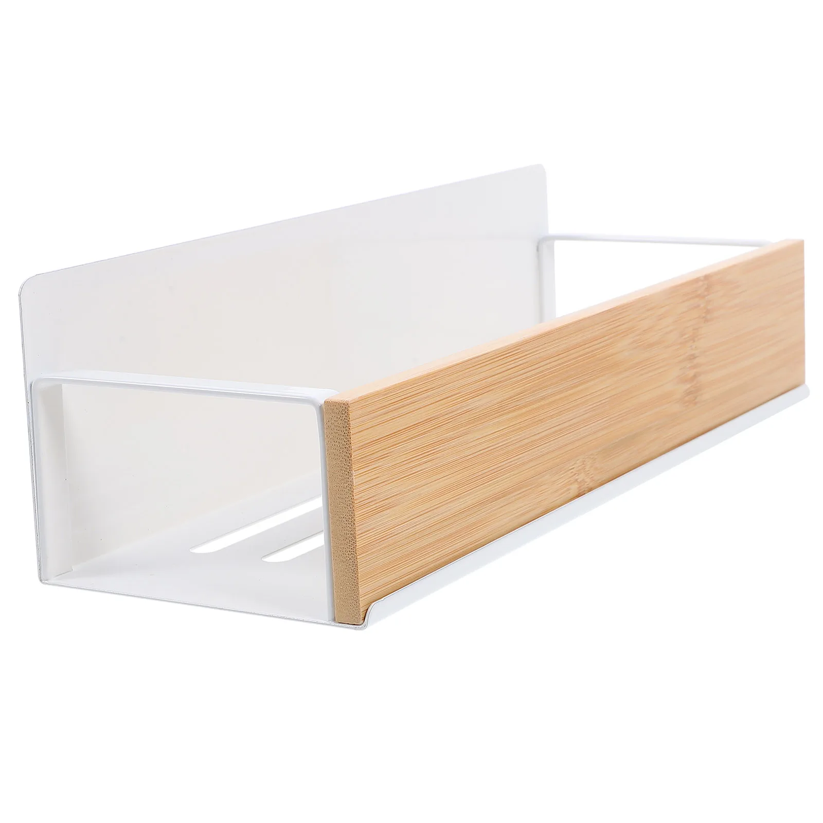 

1pc Spice Fridge Organizer Carbon Steel Sturdy Strong Load Bearing Rounded Corners Ventilated Kitchen Storage for Seasonings Tea
