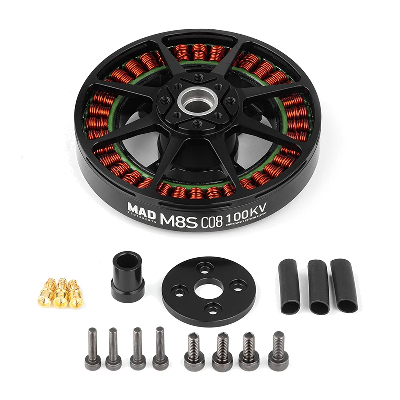 MAD M8S C08 (8108) EEE 100KV Brushless Motor for 27-28 Inch Heavy Lift Multirotor Quadcopter Hexacopter Drone
