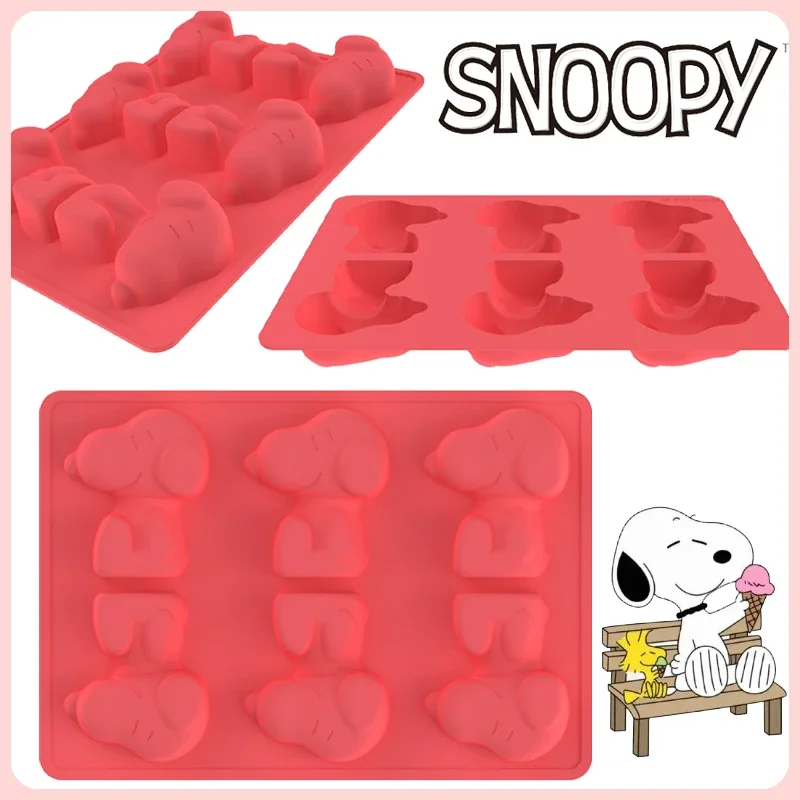 Snoopy Silicone Molds DIY Fondant Mold Cake Decorating Tools Chocolate Moulds Cake Decoration Kitchen Baking Accessories Tools