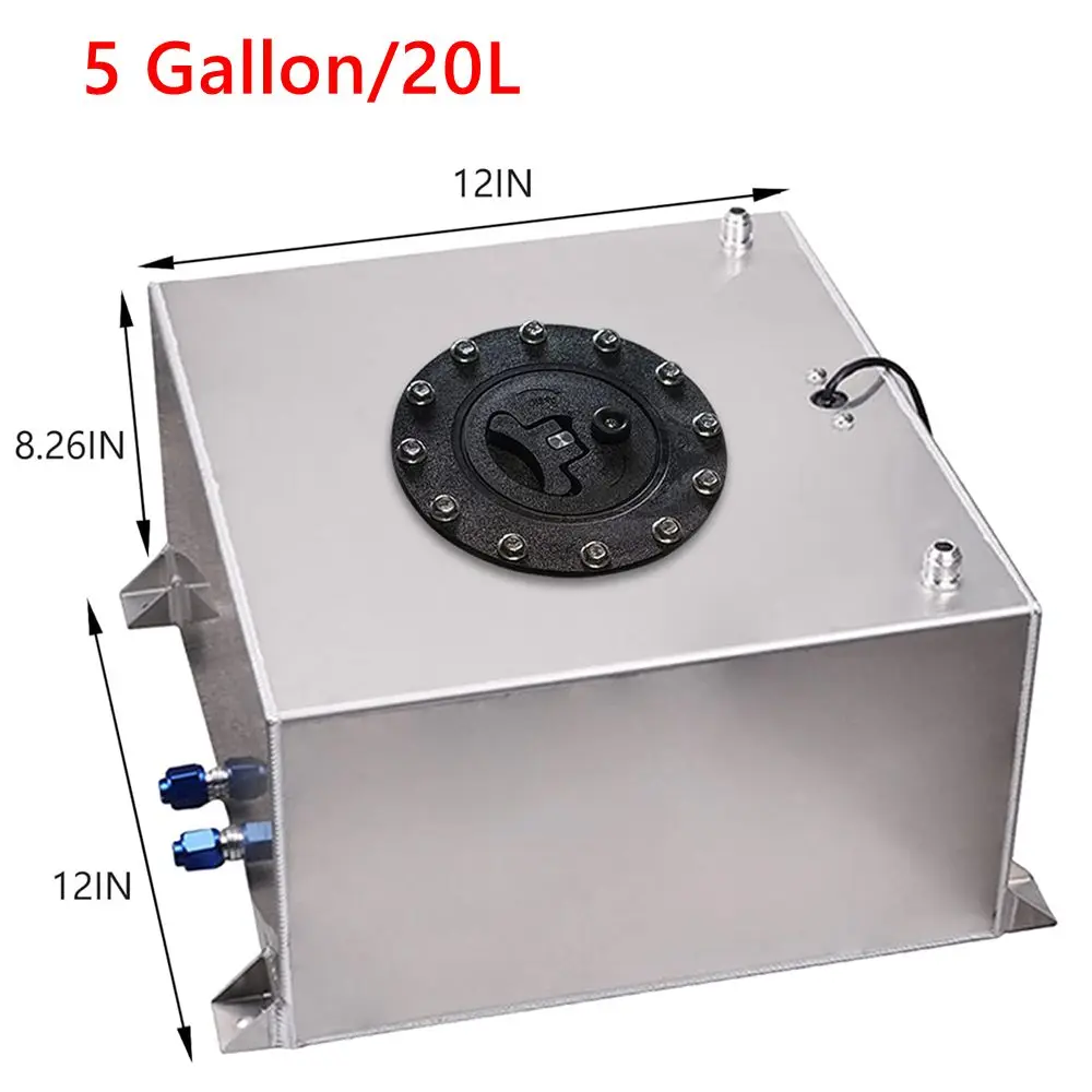 Réservoir de carburant universel en Aluminium poli... - Grandado Réservoir de carburant universel en Aluminium poli... - Grandado