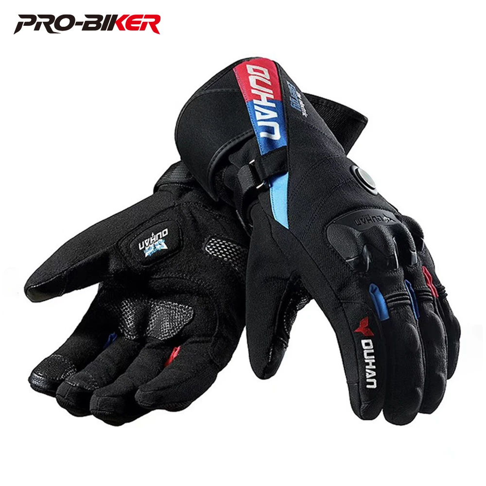 

DUHAN Winter Motorcycle Gloves Waterproof Guantes Para Motos Touchable Screen Gloves Fall Prevention Windproof Guantes Moto