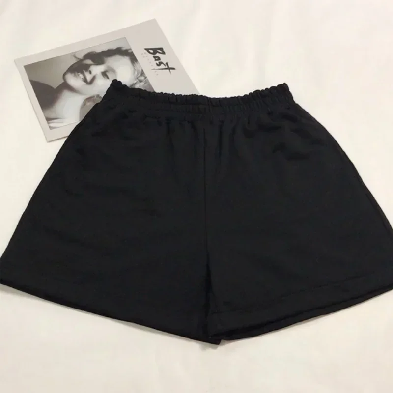 Women High Waist Short Pants Fashion Solid Slim Casual Sportswear Biker Sports Shorts Streetwear Y2k Shorts Summer Clothes