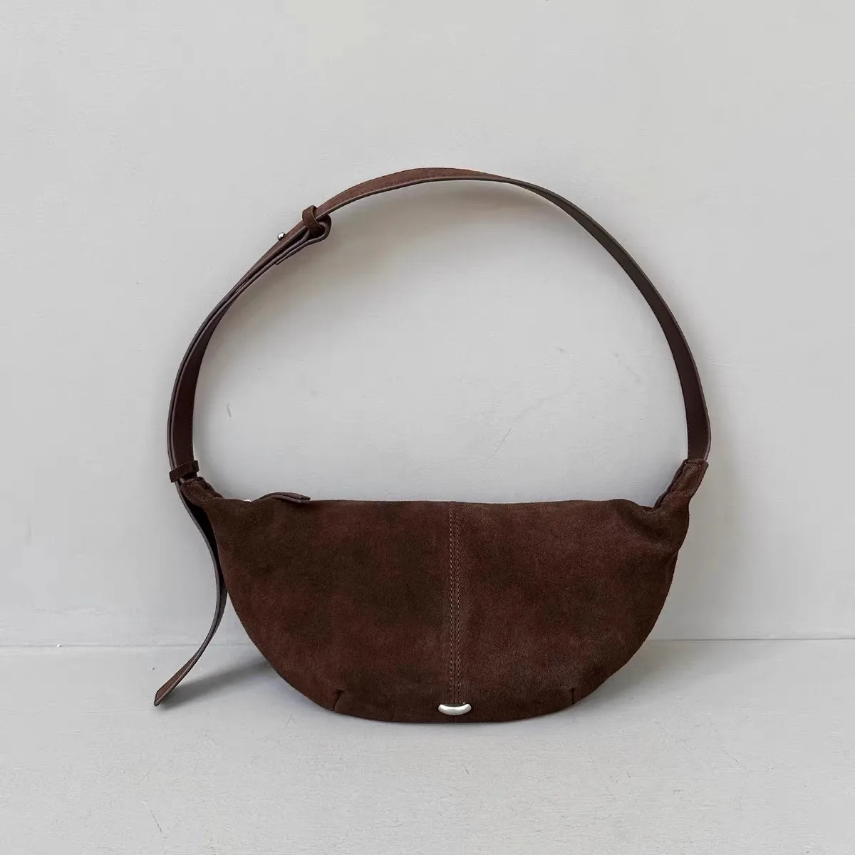 

Vintage Scrub Leather women hobos messenger bag design ladies handbag female Crossbody bag winter Faux Suede Underarm bags bolsa