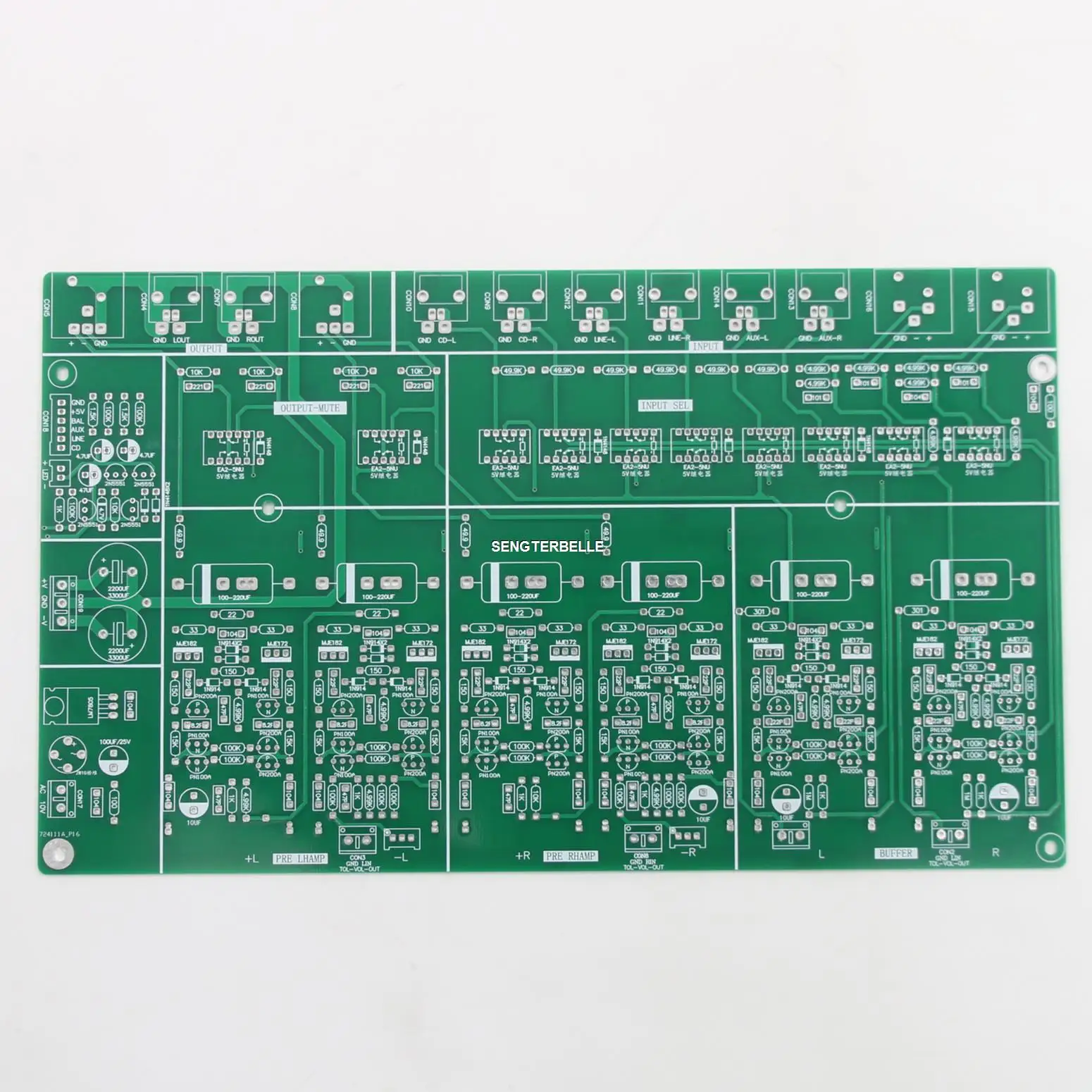 HiFi BRYSTON BP26 Fully Balanced Preamp Kit Relay Preamplifier Board With 4 Ways Input