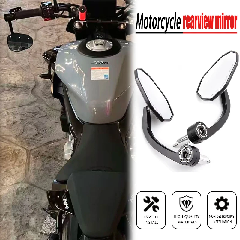 

Для CF-MOTO 675NK 800NK 650NK 250NK 450NK зеркало заднего вида на руле мотоцикла 7/8 "22 мм зеркало заднего вида на руль 675NK 800NK