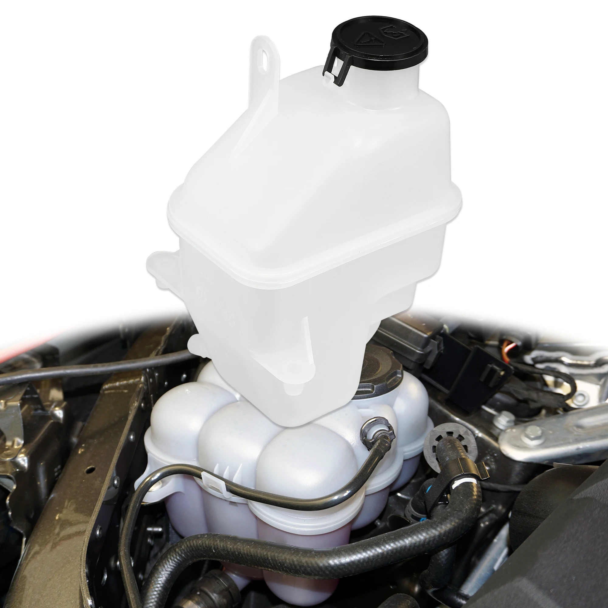 UXCELL المبرد المبرد توسيع رأس خزان زجاجة مع غطاء لميني كوبر قاعدة S 1.6L L4-Gas 2008 17107509071 #3