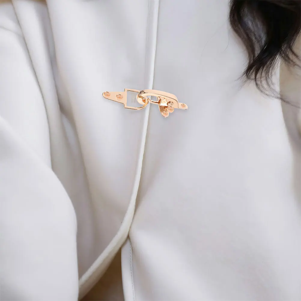 2 مجموعات تنوعا المألوف سبائك الزنك معطف المشبك سهلة التركيب للملابس أكياس الظهر وشاح كليب وشاح كليب #6