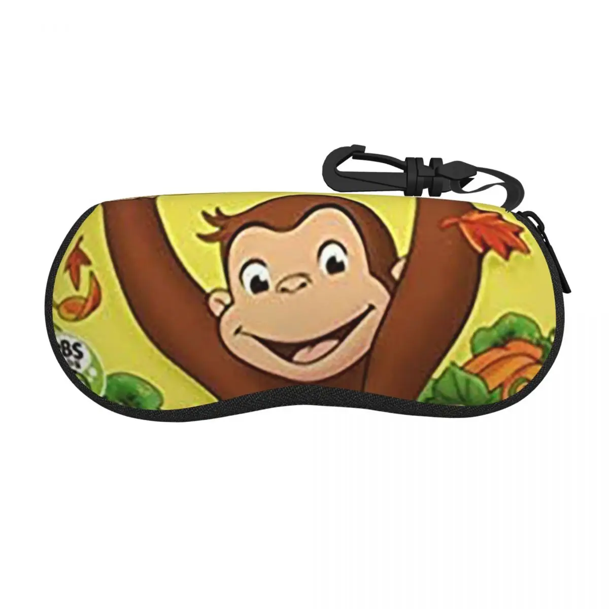 

Чехол для очков Curious George A Halloween Boo Fest, защитный чехол для солнцезащитных очков, женская и мужская мягкая сумка для очков