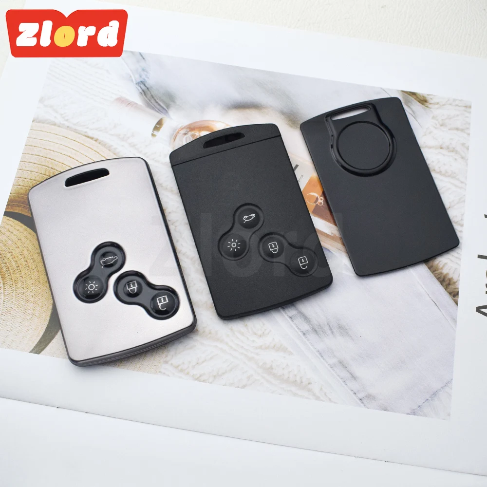 

For Renault Duster Captur Clio Logan Megane 1 2 3 Koleos Scenic Nema Fluence Zoe 4 Buttons TPU Car Key Case Cover Accessory
