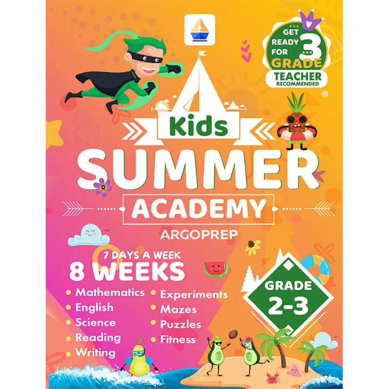 Kids Summer Academy By ArgoPrep  Grades 23 8 Weeks Of Math Reading Science Logic And Fitness Online Access Argo Brothers Argopre