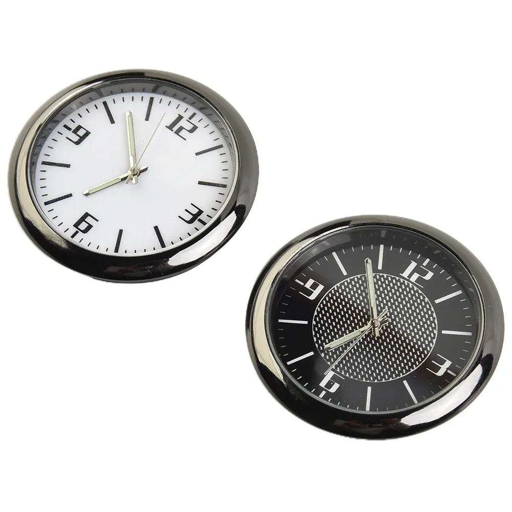 Car Air Vent Clock, Luminous Stick On Time Quartz Analog Watch Gauge, Metal Material, Fine Craftsmanship, Beautiful Decoration