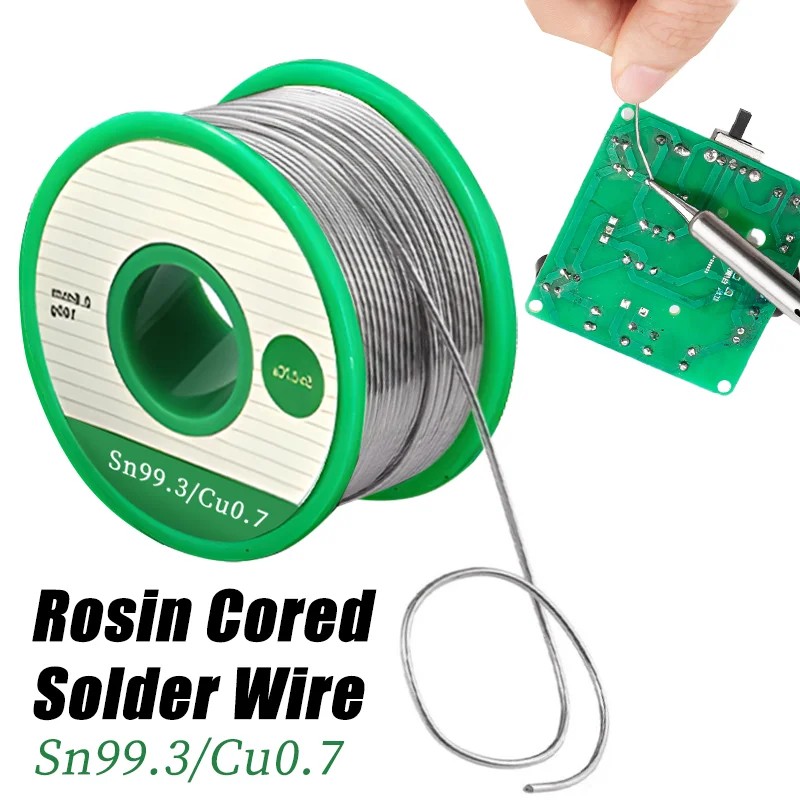 30/50/100/250g High Purity Lead-free Solder Wire SN99.3Cu0.7 Rosin Core Solder Wire No Washing Environmental Protection Tin Wire