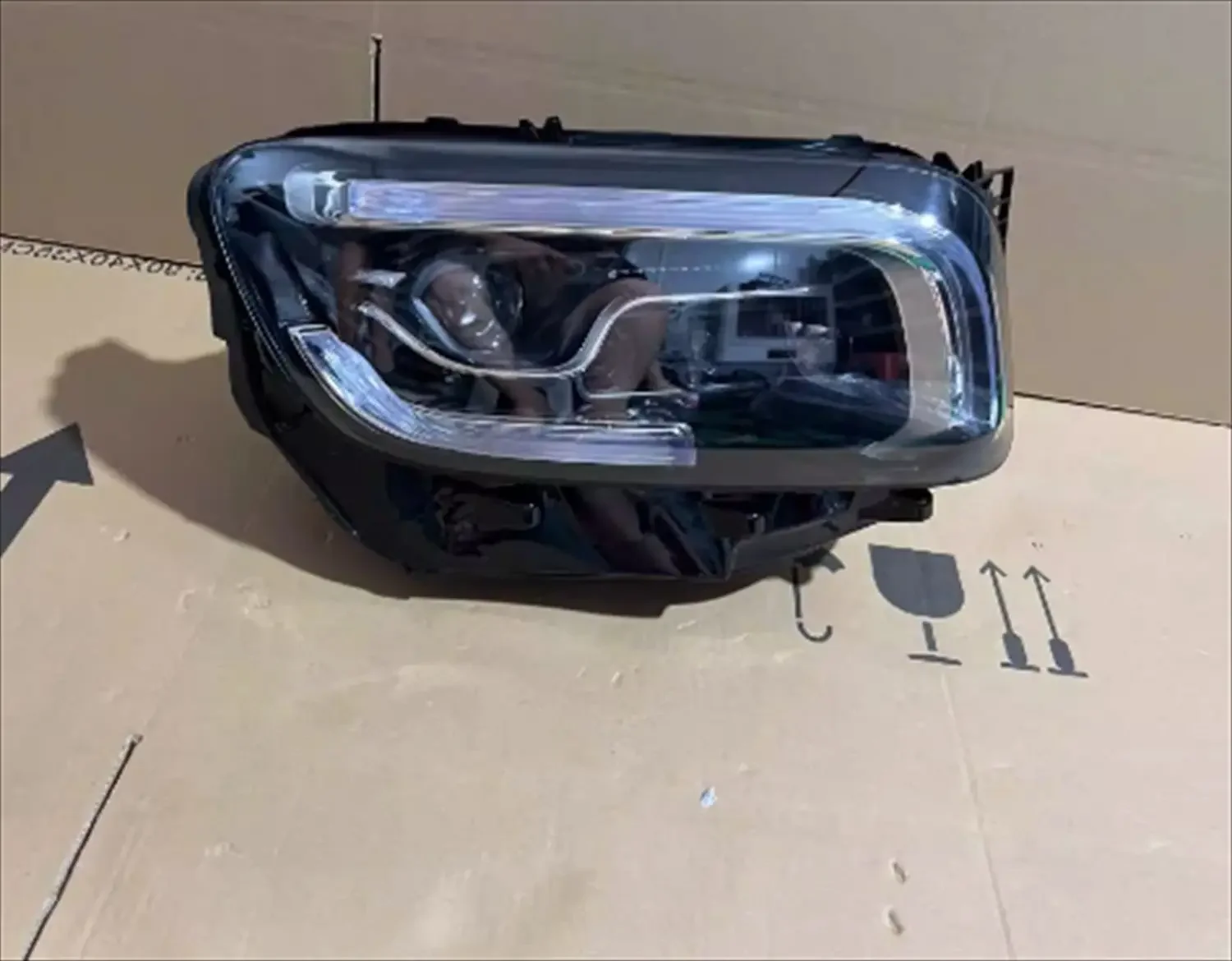

Передняя фара автомобиля для Mercedes Benz GLB DRL дневные ходовые огни указатель поворота