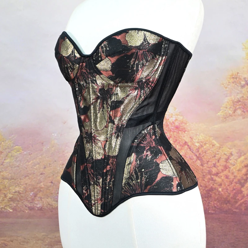 Women's Overbust Corset Top Sexy Lace Up Slimming Fit Busiters Waist Trainer Body Shaper Lingerie Plus Size Corsets