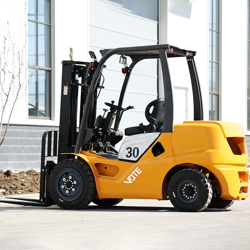 Customized Forklift Diesel 7 Tons Diesel Forklift Big Power Fork Transport Equipment Higher Cost Performance Machine