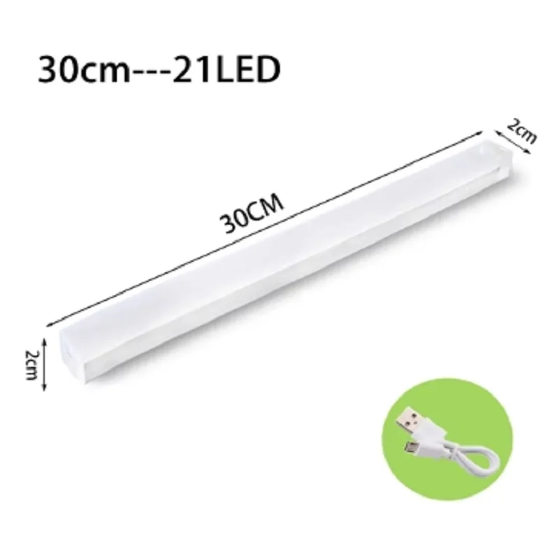 LED Motion Sensor Light Wireless LED Night Light Type C Rechargeable Light Cabinet Wardrobe Lamp Staircase Backlight For Kitchen